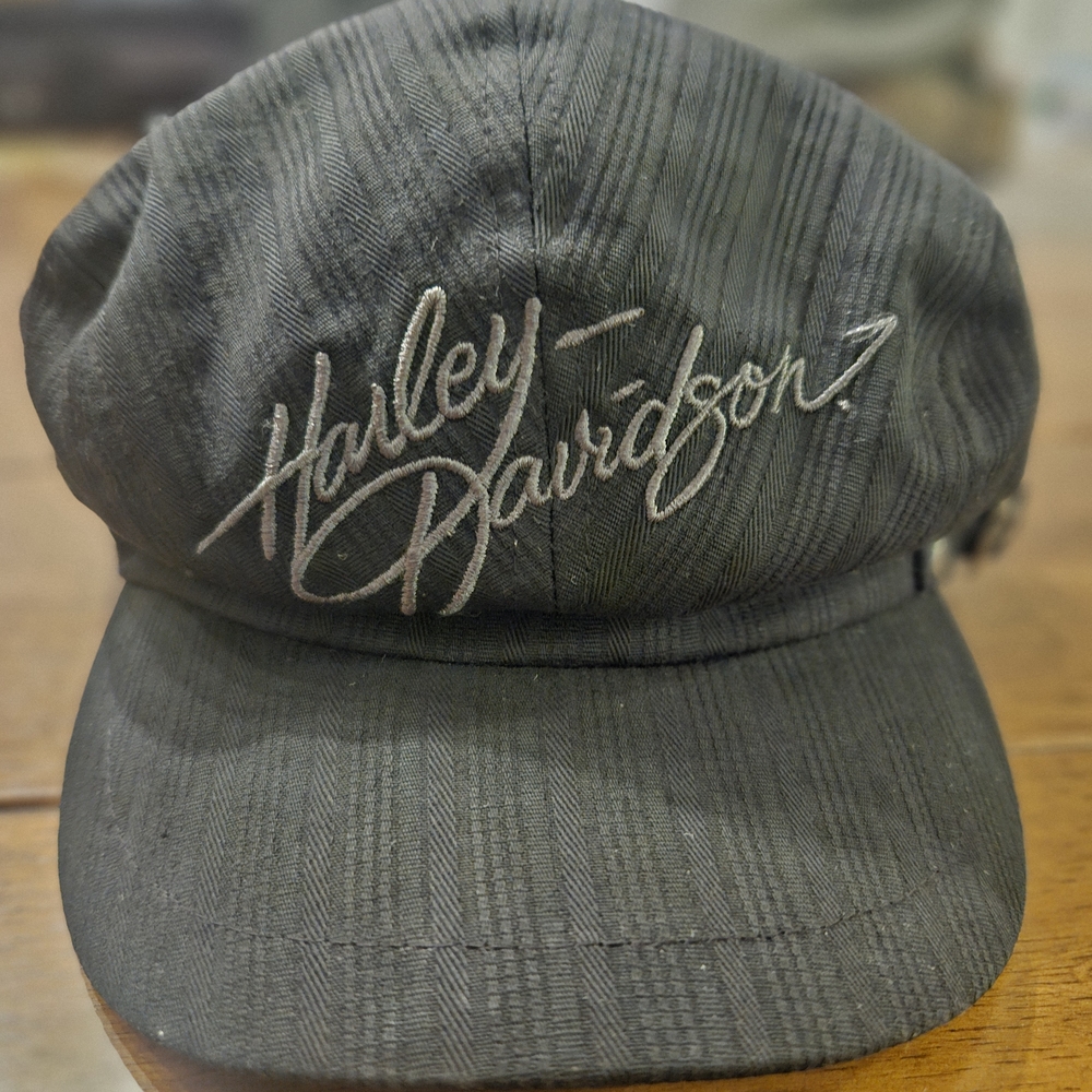 Vintage Harley Davidson Black Cap- Womens